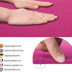 WUEPS Yoga Mat / Esterilla De Yoga Suave Confort 183 CM / Rosa 10 WUEPS Yoga Mat / Esterilla De Yoga Suave Confort 183 CM / Rosa -Fitness cardio Ventas yoga mat esterilla de yoga suave confort 183 cm rosa 2