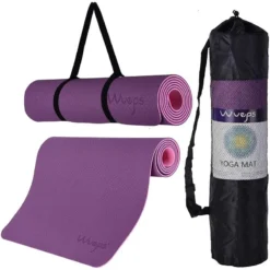 WUEPS Yoga Mat / Esterilla De Yoga Suave Confort Blue Sky Blue 183 CM -Fitness cardio Ventas yoga mat esterilla de yoga suave confort purple 183 cm