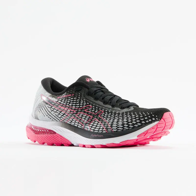 Zapatillas Running Asics Gel Stratus Knit 2 Mujer Gris Rosa 6 Zapatillas Running Asics Gel Stratus Knit 2 Mujer Gris Rosa - Imagen 4